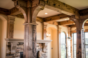 Custom wood columns